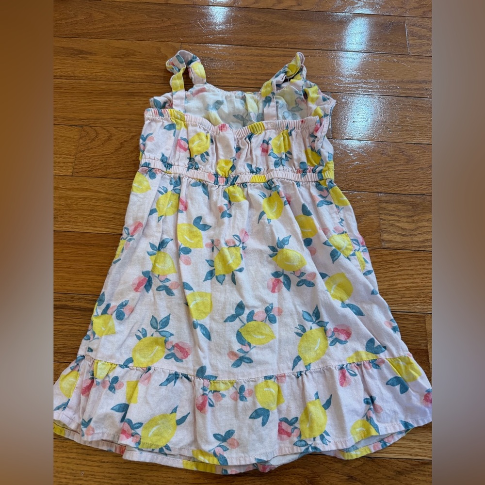 OshKosh B'gosh Pink Lemon-Print Sundress